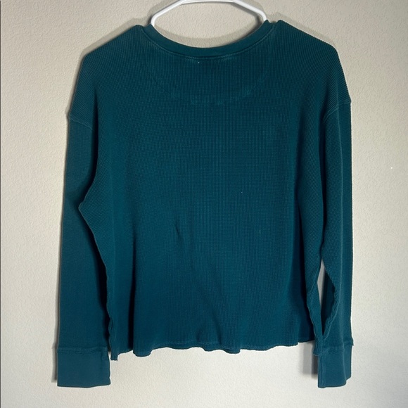Anthropologie Long-Sleeve Waffle - Picture 3 of 4